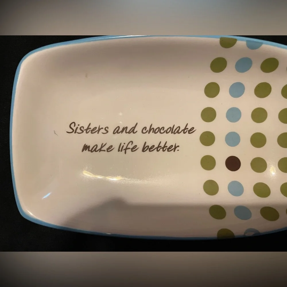 Glass dish.